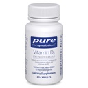 Tīra iekapsulācija D3 vitamīns 250 μg (10 000 SV) - Papildinājums balsta kaulu, locītavu, krūts, sirds, resnās zarnas un imūnās sistēmas veselībai - ar Premium vitamīnu D - 60 kapsulas