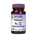 BlueBonnet Nutrition B vitamīns 6 100 mg Enerģijas Vitamīni sievietēm un vīriešiem - nervu sistēma Imūnās un sirds veselības atbalsta papildinājums - ne- GMO, Vegan, bez lipekļa - 60 Dārzeņu kapsulas