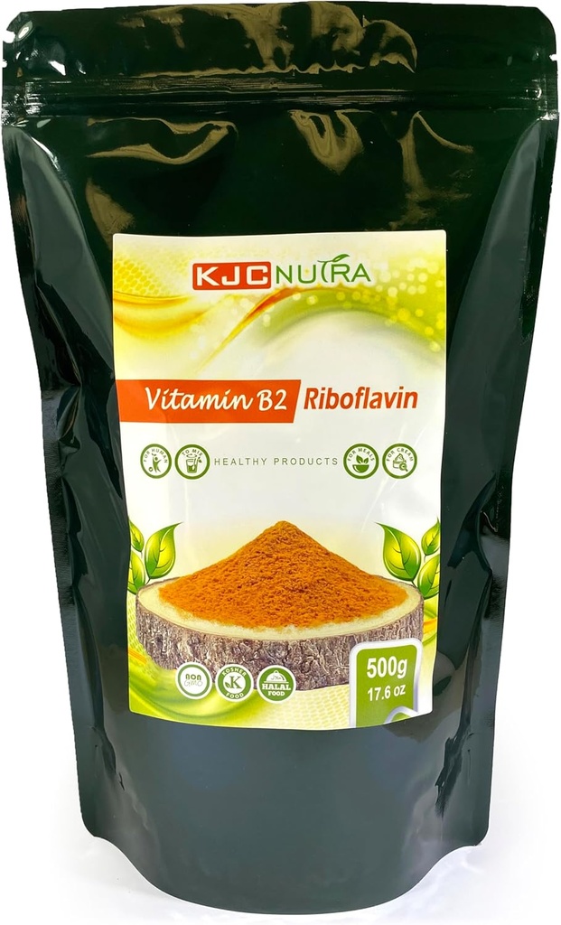 B2 vitamīns Pulveris 500 g (17,6 oz) RIBOFLAVĪNS
