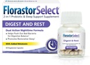 Florastor Probiotic Digest and Rest, Saccharomyces Boulardii Probiotikas ar Melatonīnu (4 mg), Dabīgs Miega atbalsts + Gremošanas atbalsts, 40 kapsulas