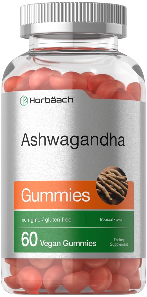 Horbäach Ashwagandha Gummies sievietēm un vīriešiem 