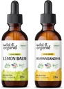 Savvaļas un organiskās citronu balons Tincture 2 fl oz & Ashwagandha Tincture 2 fl oz