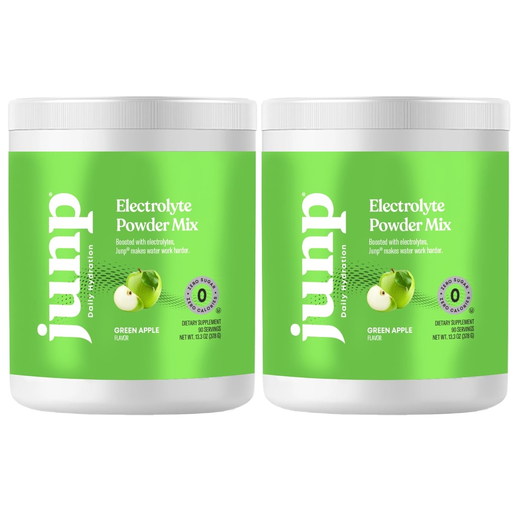 JŪNP Elektrolītu pulveris Nē Cukurs Nē Karbs - Mutu laistīšanas Green Apple dzēriens Mix - Kālija un Sāls Elektrolītu hidrācijas pulveris Zero Calorie Cukurs Bez Elektrolītu Pulveris, Keto Friendly, 180 Kalpo