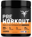 Bolt Pre Workout Papildinājums ar kofeīnu, Citrulline Malate, B-Alanine, Taurine - ; Sprāgstvielas enerģija, sūknis & Focus -300g,30 Pasniedz  ; Blue Berry Blast