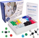Old Nobby Organic Chemistry Set (425 pc) Molekulārā modeļa komplekts ar atomiem, Bonds, Guide, Bond Removal Tool - STEM Science komplekti bērniem rotaļlietas Ķīmija Komplekts studentiem Skolotāji Jauni zinātnieki
