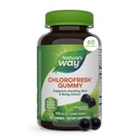 Dabas ceļš Hlorfresh Chlorophyll Gumies, atbalsta veselīgu ādu un ķermeņa detox*, iekšējais dezodorants*, augļu aromatizēts, 60 Gumijas
