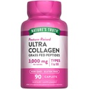 Dabas patiesība Kolagēna peptīdi - 90 Caplets - tips 1 un 3 ar C vitamīnu -- Zāles barotne, ne-GMO un bez glutēna Papildinājums