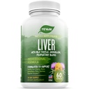 100% tīras aknas tīrīt Detox atbalsta formula - augu izcelsmes aknu atbalsta papildinājums - piena dadži, Dandelion saknes, bietes, artišoka ekstrakts, aknu veselība - jujube piena dadži detox kapsulas