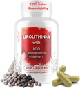 Advanced Urolithin A (15 Servings) & Cilmes šūnu papildinājums ar 500mg Urolithin A, Resveratrol, PQQ, E vitamīns & Bioperīns – Atbalsta NAD+, Mitochondria, Muskuļu veselība, Veselīgas šūnas un enerģijas līmeņi