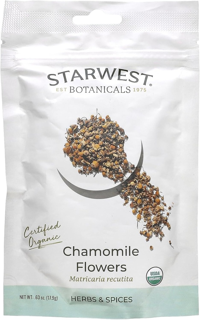 Zvaigžņotā botānika Organiskie kumelīšu ziedi, 0.63 oz (17.9 g)