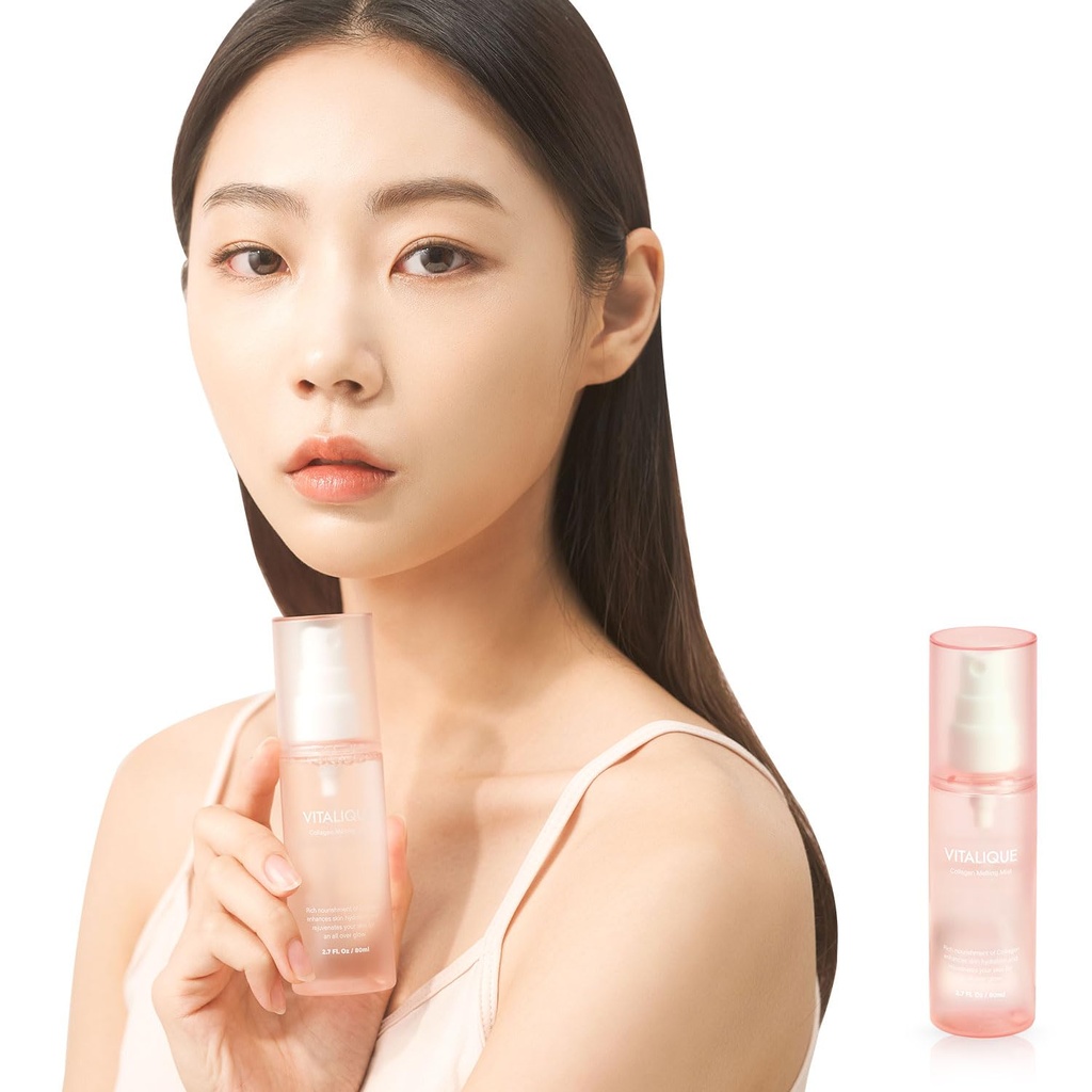 MEDITHERAPY Vitalique Collagen Kušanas mist 2.7 fl.oz, Korejas Spray Serums radiānādas gadījumā, Korejas ādas kopšanas līdzeklis