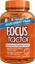Focus Factor Blue Light Formula (60 Skaits) - Acu vitamīni ar zilās gaismas filtrācijas atbalstu - Luteīns un Zeaksantīns Papildinājums ar C vitamīnu, E vitamīnu, Lutemax 2020® - Veicināt acu veselību