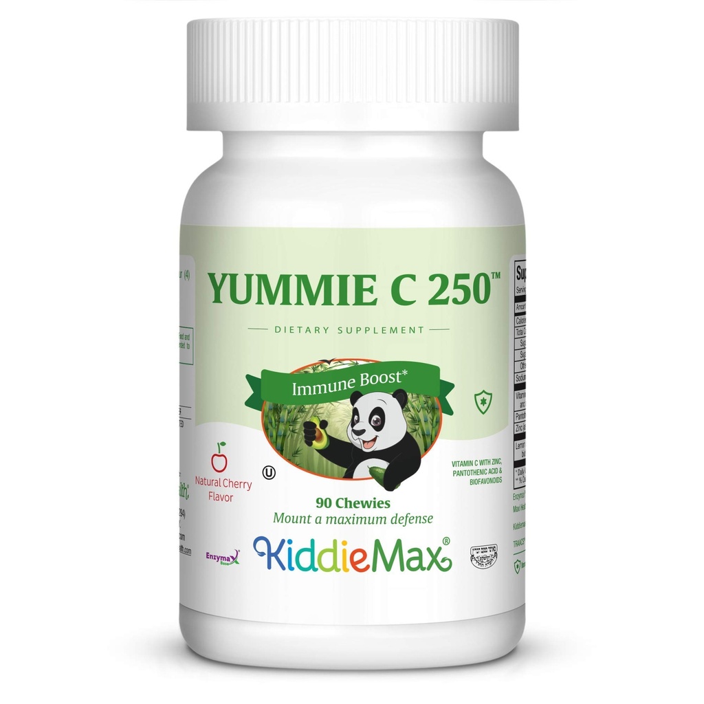 Maxi Health Vitmain C ar cinka imūno pastiprinātāju - 90 košļājamās tabletes