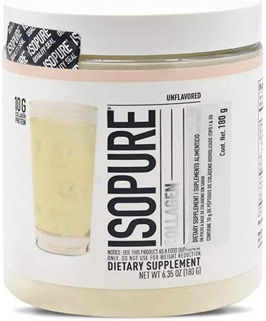 Izopurs Multi kolagēna peptīdi Olbaltumvielu pulveris, C vitamīns imūno atbalstu, tips 1, 2 & 3, Keto Friendly, atveseļošanās atbalstam, Locītavas, Cartilage, ādas un nagus - lipekļa Nē, Neuzliesmojošs, 15 Kalpo