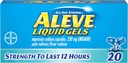 Aleve Liquid Gels 20 ea (4. iepakojums)