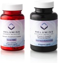 Relumi Advance Nutrition Gluta 1000 un Advance Vitamīnu C - MAX ādas balināšanas komplekss- 30 Glutationa kapsulas + 60 C vitamīna kapsulas