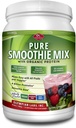 Pure Smoothie Mix, Pea Protein Pulveris Plus Probiotikas, Vitamīni, Minerālvielas, CLA, & Linus sēklas.