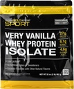 California Gold Nutrition Sport, Sūkalu olbaltumvielu izolāts ar organisko cukurniedru cukuru, ar saulespuķu lecitīnu, Ļoti Vanilla, 2 lb (907 g)