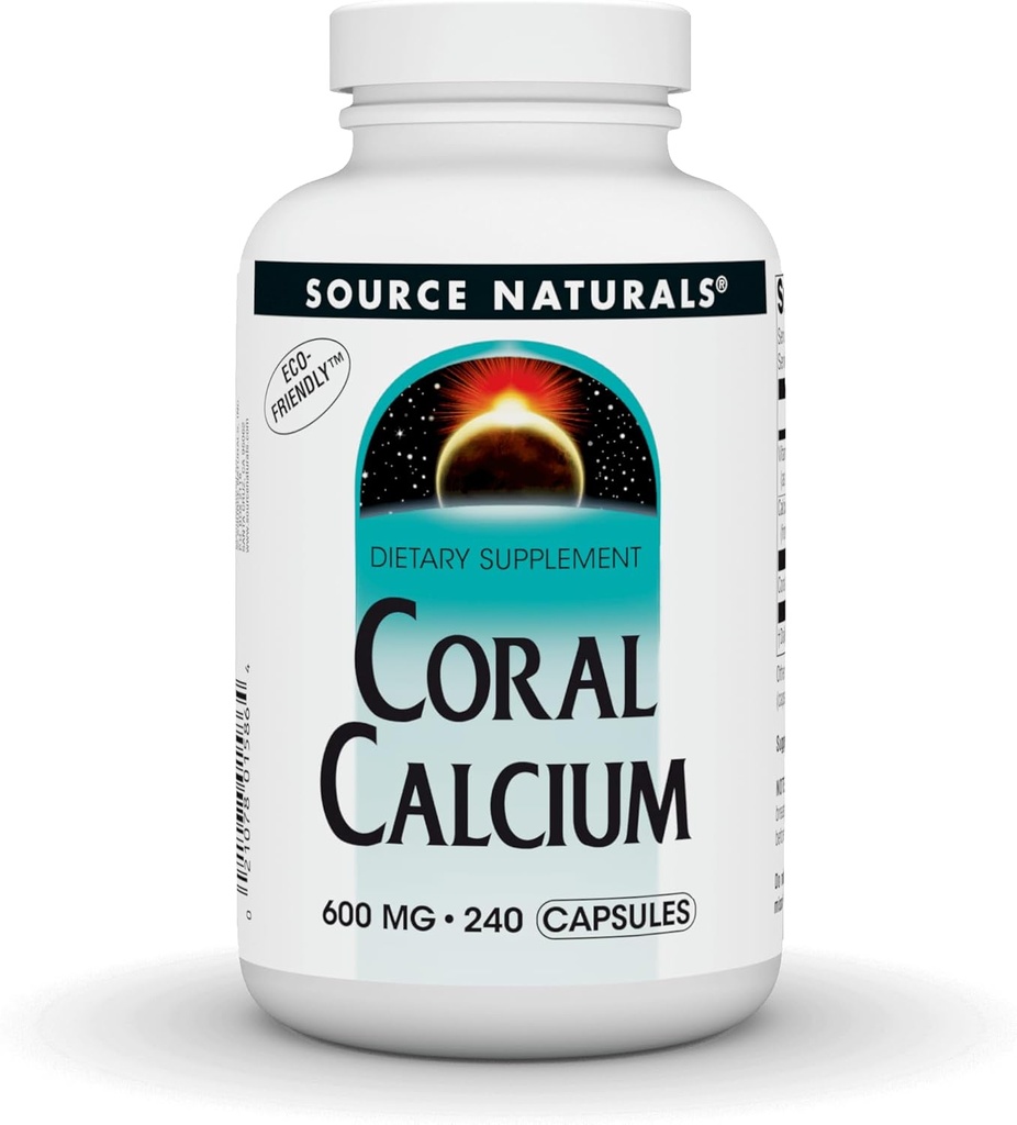 Avots Dabas Coral Kalcijs - 600mg - 240 Kapsulas