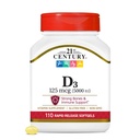 21. gadsimts Veselības aprūpe D3 vitamīns 125 μg (5 000 SV)
