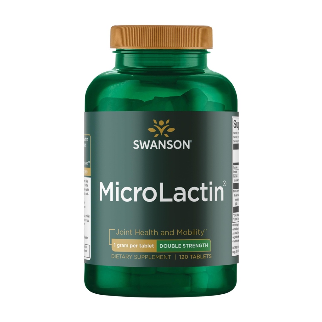 Swanson Microlaktin Double Strength 1000 Milligrams 120 Tabs