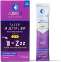 Šķidrs I.V.® Hidratācijas palielinājums® +Miegs - Zileņu lavanda - Elektrolītu pulveris Dzēriens Mix Packets   - Ērtas vienkārtas uzlīmes - ne-GMO - 10 Kalpojumi (1. iepakojums)
