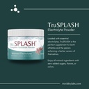 TruSPLASH pilnīgas hidrācijas elektrolītu pulveris (Natural Berry) - 30 Kalpo