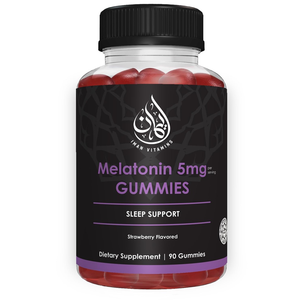 Halals Melatonīns Gumijas; 2,5 mg - 5 mg; Miega un miega atbalsts; Dabīgs, veģetārs, ne-ĢMO; bez lipekļa; bez želatīna; Ault, vīriešiem un sievietēm; 45-90 Servējumi