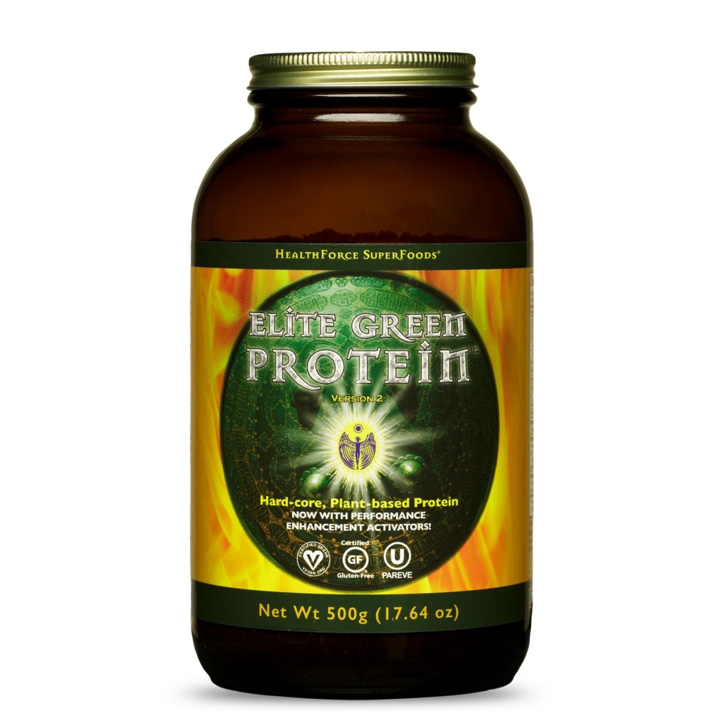 VESELĪBAS AIZSARDZĪBAS SUPERFOODS Elite Green Protein - 500 g pulveris