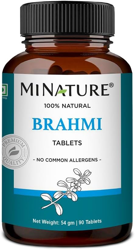 Brahmi tabletes - 90 tabletes, 1000 mg 