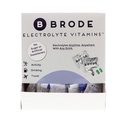 Brode Elektrolīts Vitamīni - Pārnēsājamas Nulles-Cukura Elektrolītu Tabletes - Sporta, Naktsdzīves, Jet Lag, 5 Essential Electrolytes + 9 Vitamīni 100-Iepakojumi