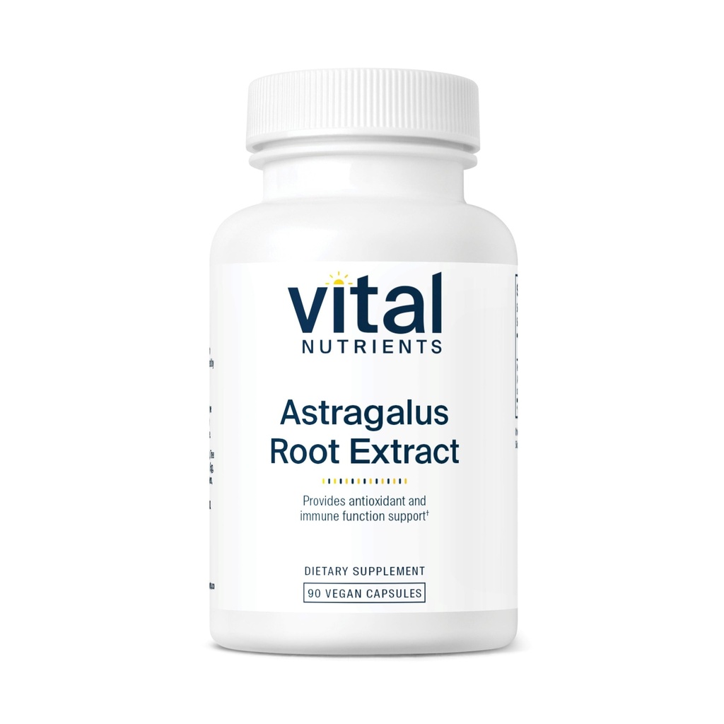Vitālie barības līdzekļi - Astragalus saknes ekstrakts - Vegan Formula - Imūnsistēmas augu atbalsts - 90 Veģetārās kapsulas pudelē - 300 mg