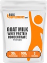 BulkSupplements.com Kazu piena sūkalu proteīna koncentrāts Pulveris - Kazu sūkalu proteīna pulveris, neflavored & lipten Free, 30g per Serving, 100g (3.5 oz) (1 iepakojums)