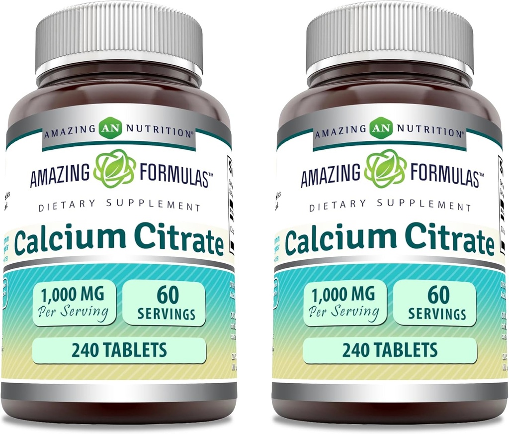 Apbrīnojami Formulas Kalcija citrāts Papildinājums 