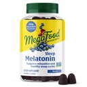 MegaFood Melatonin Gummies - Melatonin 3mg vienu Kalpo, lai palīdzētu relaksēties & Fall Asleep – Miega Gumijas pieaugušajiem - Berry Flavor, Non-GMO, Sertificēts Vegan - 54 Count (27 Kalpo)