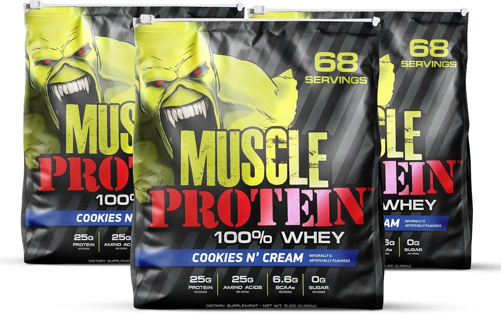 COLOSSAL LABS Muskuļu sūkalu proteīns ar uzputotām olbaltumvielām Pulveris, 25,000 mg aminoskābes / žāvēšana, auksti filtrēts (iepakojums var būt) (15 mārciņa (iepakojums 3), cepumi un krēms)