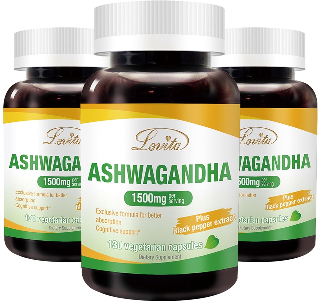 Lovita KSM-66 Ashwagandha ; Ļoti Koncentrēts 