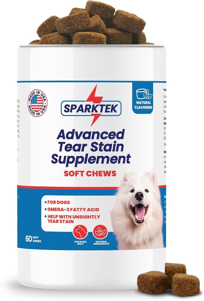 Tear Stain Soft košļāt Atbalsts suņiem Acu kopšana Pastiprināta ar lutein Omega-6 Omega-3 Dzērveņu ekstrakts palīdz likvidēt Tear Stains Lubrikāti Acis un atbalsta Imūnsistēmu no alerģiju