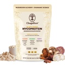 Mikoproteīns Sēņu olbaltumvielu pulveris - vegānproteīns, augu izcelsmes, superfood, Chaga, Reishi, Turkey Tail, Shiitake, Lions Mane - Vanilla (1.76.)
