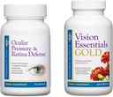 Premium acu veselības paka ietver redzes essentials zelta, ar 40 Mg luteīna, veselīgai vizuālai funkcijai un acu spiediena un tīklenes aizsardzība, lai atbalstītu veselīgu intraokulārā spiediena līmeni