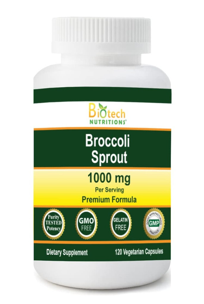 Brokoļi sparģelis 1000 mg Pasniedz 120 Dārzeņu kapsulas