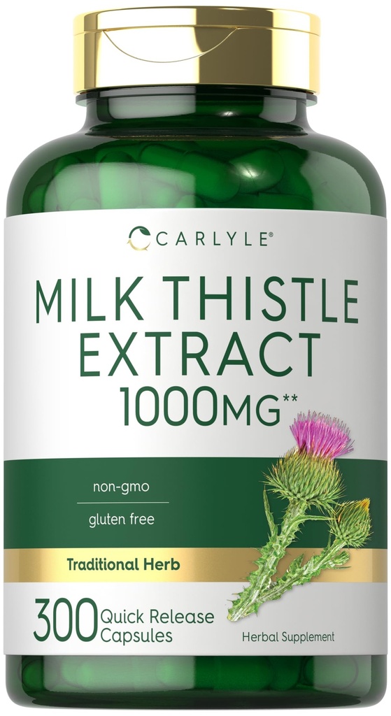 Carlyle Milk Datetele - 300 Kapsulas - Ne-GMO, bez lipekļa ekstrakts