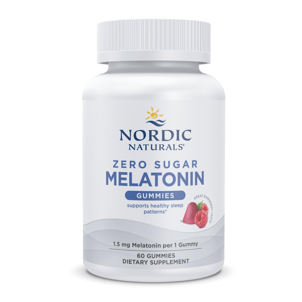 Nordic Naturals Zero Suga Melatonin Gumies, Aveņu - 60 Gumijas - 1,5 mg Melatonīns - Great Garša - Atpūtas Miega, Antioksidantu Atbalsts - Ne-GMO, Vegan - 60 Kalpo