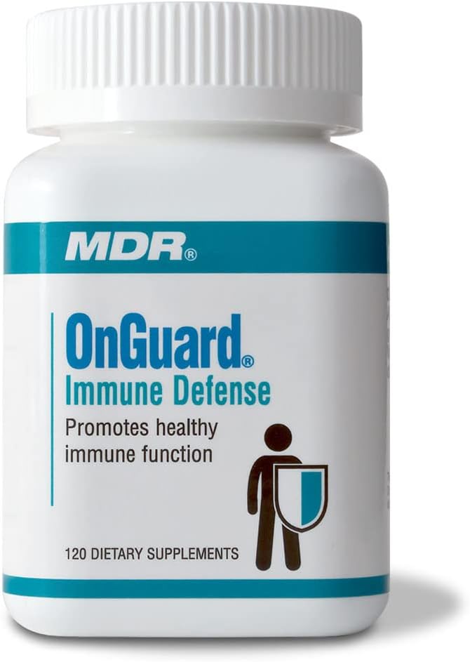 MDR OnGuard Imūnais atbalsts Formula ar klīniski proven Maitake & Shitake Mushroom, Lo Han, Colostrum un Patentēta Lotus sēklu ekstrakts. (120 kapsulas)