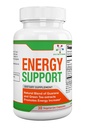 Spectra Vitamīni Natural Energy Support 30 Kapsulas - Guarana Kapsulas - Vitamīns B12 - Guarana un zaļās tējas ekstrakti - Citrulline enerģijas bagātinātāji ar dabas enerģijas pastiprinātāju