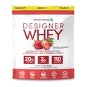 Dizainera labsajūta, Dizainera sūkalu, dabas sūkalu proteīns Pulveris ar probiotikām, Fiber, un Key B Vitamins enerģijai, bez lipekļa, vasaras zemeņu, 2 lb