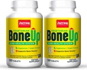 Jarow Formulas BoneUp Veģetārietis - 120 tabletes, iepakojumā 2 - Veģetārietis/vegana Papildinājums kaulu veselībai - Vegan-Draudzīgi avoti D3 vitamīns, K2 vitamīns (kā MK-7) un kalcijs - 120 Kopējais apkalpo