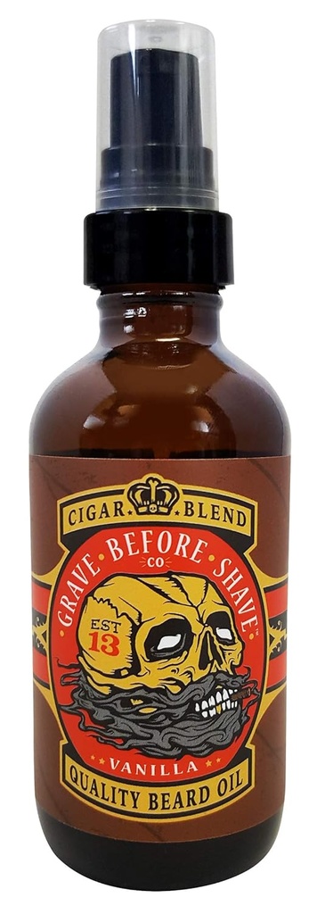 Grave Before Shave Beard Oil (Cigar Blend) 4 oz. Pudele