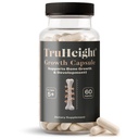 TruHeight Growth Kapsulas - Dabas augšanas un attīstības papildinājums bērniem un pusaudžiem - apstiprina pediatri - vitamīns D, K, Kalcijs & Ashwagandha - Kaulu stiprums - Kids Vitamīni D3 K2, Ages 5+