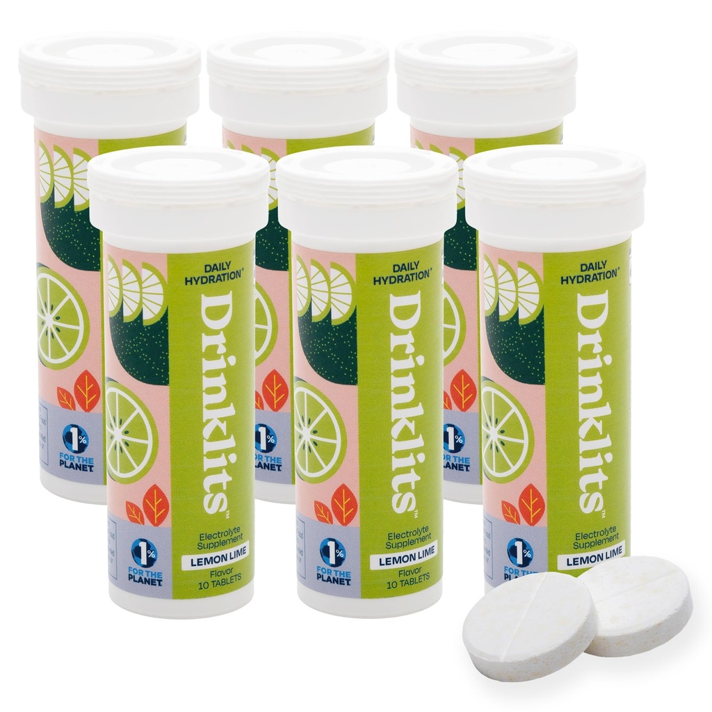 Dzērieni Citrons Laima Elektrolītu Dzērienu Hidratācijas Tabletes (6) Caurules Bundle 